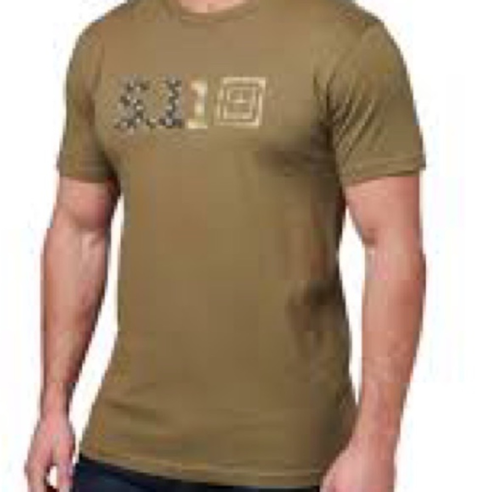 5.11 Tactical Olive Green Short-Sleeve Logo Tee